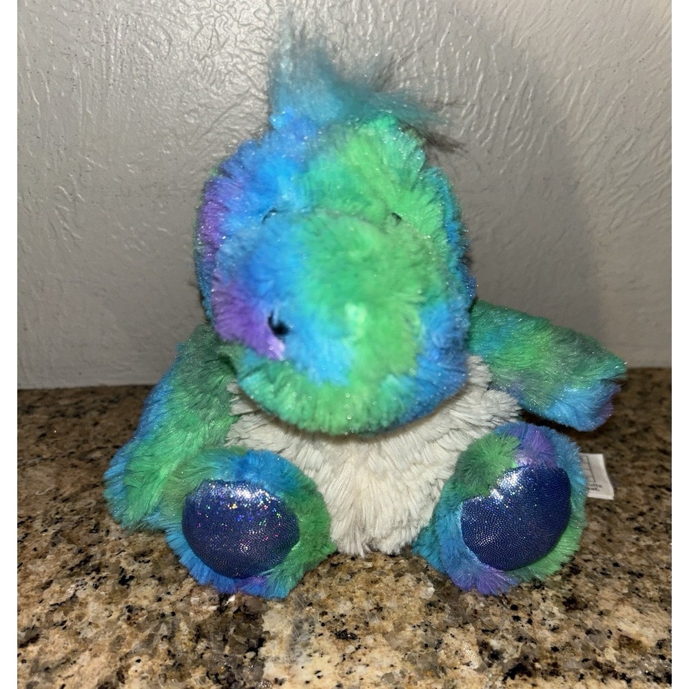 Dinosaur Warmies Junior Green Purple 10" Lovey Lavender